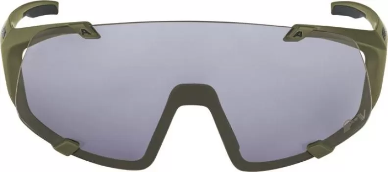 Alpina HAWKEYE Q-LITE V Eyewear - olive matt, purple