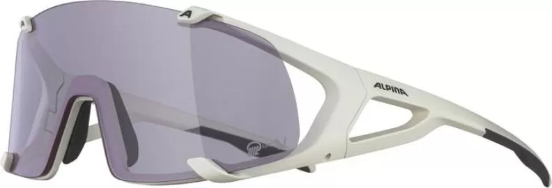 Alpina HAWKEYE S Q-LITE V Sonnenbrille - cool-grey matt, purple
