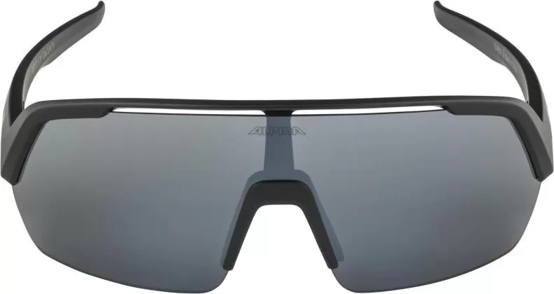Alpina Turbo HR Eyewear - Black Matt, Black Mirror