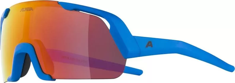 Alpina Rocket Junior Sonnenbrille - Blue Matt, Blue Mirror