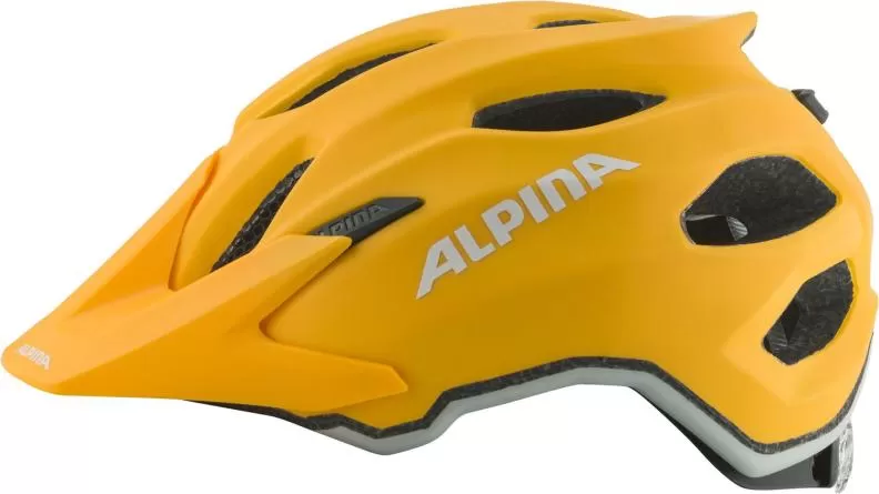 Alpina Carapax Jr. Velohelm - Burned-Yellow Matt