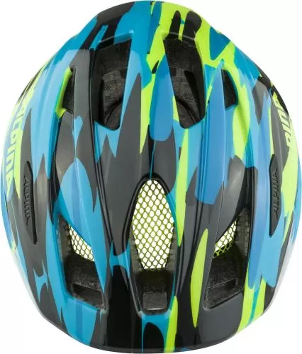 Alpina Pico Flash Children Bike Helmet - Neon-Blue Green Gloss