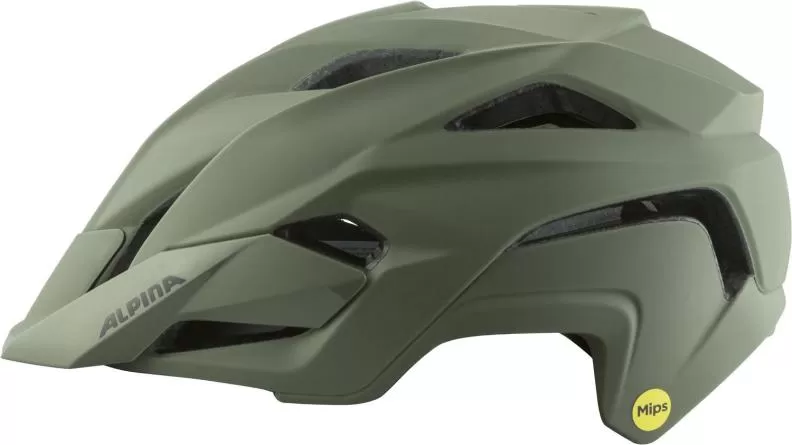 Alpina Stan MIPS Velo Helmet - Olive Matt