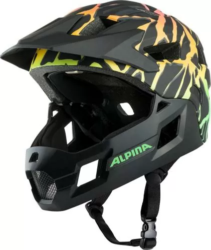 Alpina Velohelm Kinder Rupi - Fading-Neon Matt