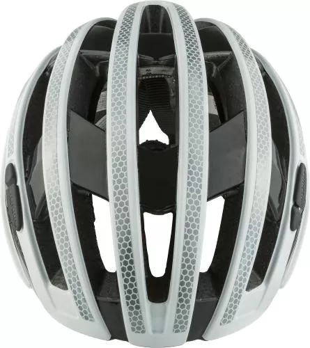 Alpina Ravel Reflective Bike Helmet - White Gloss