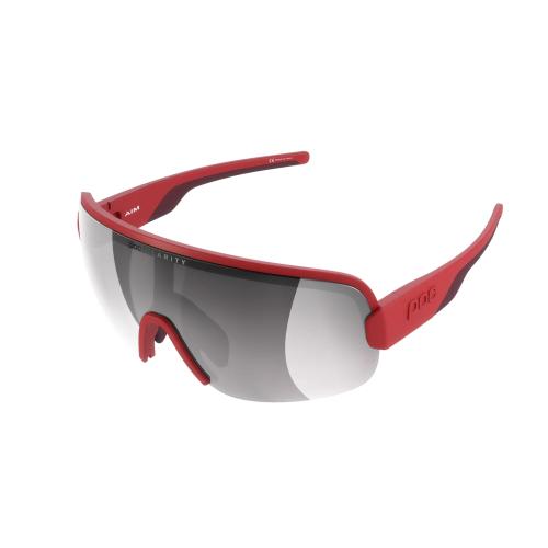POC Aim Sonnenbrille - Prismane Red/Clarity Road/Sunny Silver