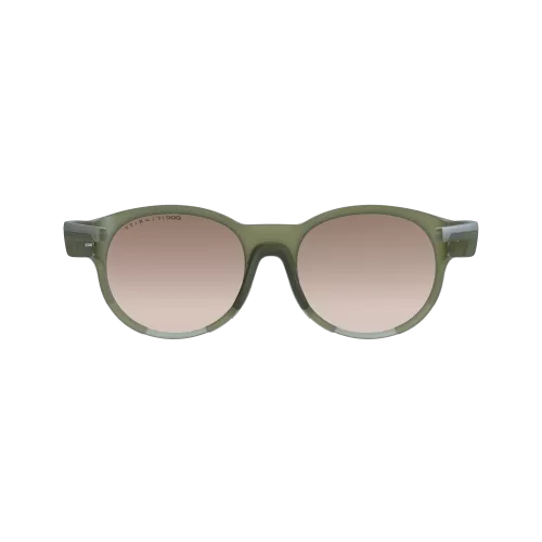 POC Avail Sun Glasses - Epidote Green Translucent - Brown Silver Mirror Cat. 2