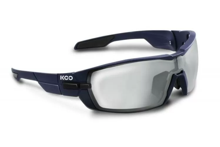Koo Sportbrille Open - Blue Mat, Smoke Mirror Koo Sportbrille Open - Blue Mat, Smoke Mirror