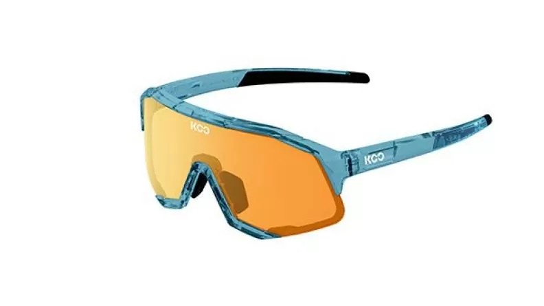 KOO Demos - teal blue glass/orange mirror lenses