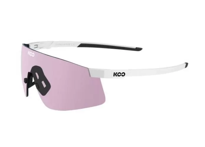 KOO Nova Sports Glasses Running - white matt/photochromic