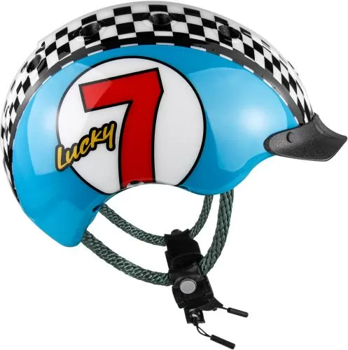 Casco Mini 2 Velohelm - Lucky 7 blau