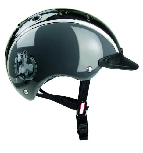 Casco Nori Hufeisen Riding Helmet - Black