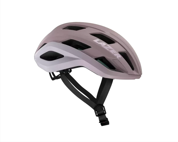 LAZER Unisex Road Strada KinetiCore Helmet - mat lila pink