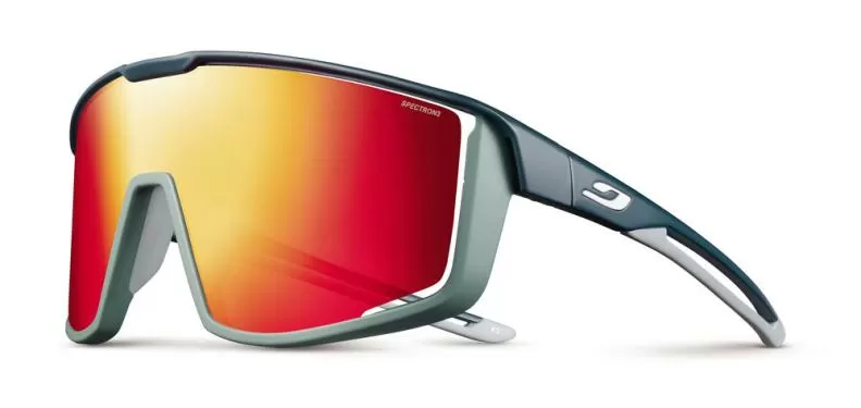 Julbo Sportbrille Fury - Dunkelblau-Grün, Multilayer Rot
