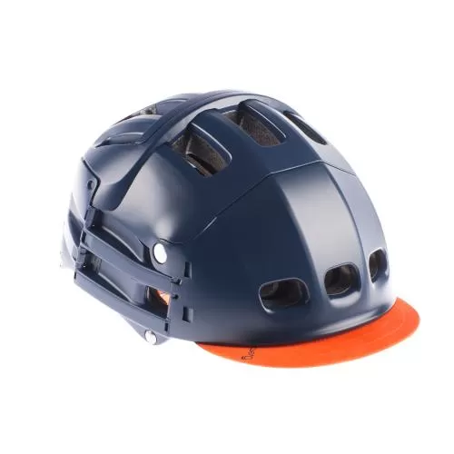 Overade Visor Orange, Blue helmet