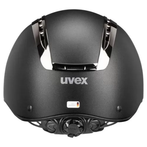 Uvex Riding Helmet Suxxeed Chrome - Black Mat, Metal