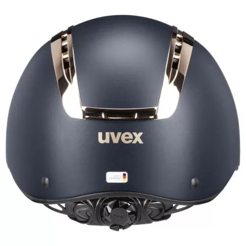 Uvex Riding Helmet Suxxeed Chrome - Navy Mat, Coral