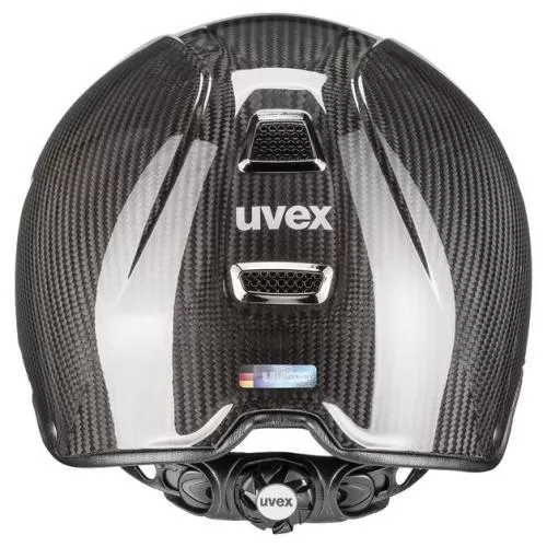 Uvex Perfexxion II Reithelm - Carbon Shiny