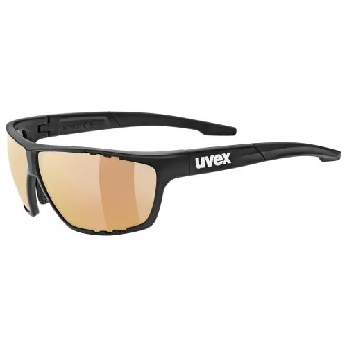 Uvex Sportstyle 706 Colorvision Variomatic Sportbrille - Black Mat Litemirror Red