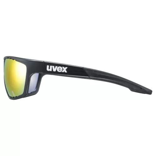 Uvex Sportstyle 706 Colorvision Variomatic Eyewear - Black Mat Litemirror Red