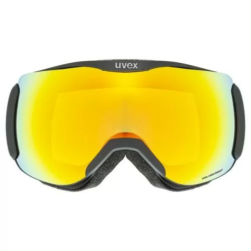 Uvex Ski Goggles Downhill 2100 CV - Black Mat, SL/ Mirror Gold - Colorvision Green