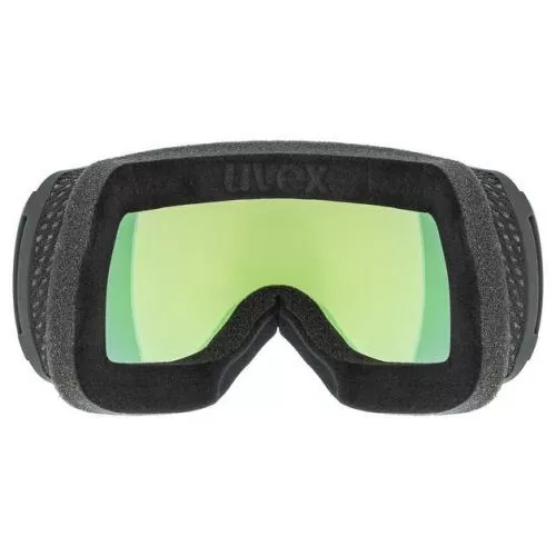 Uvex Ski Goggles Downhill 2100 CV - Black Mat, SL/ Mirror Gold - Colorvision Green
