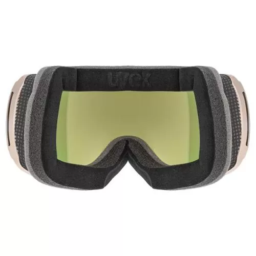 Uvex Ski Goggles Downhill 2100 WE Glamour - Rose Chrom, SL/ Mirror Rose - Colorvision Green