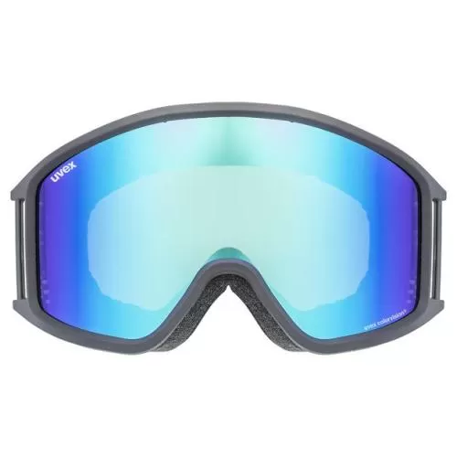 Uvex g.gl 3000 CV Ski Goggles - black mat mirror blue colorvision green