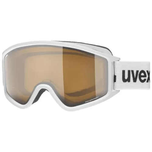 Uvex g.gl 3000 P Skibrille - white mat polavision brown clear