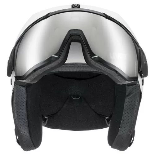 Uvex Skihelm Instinct Visor - White-Black Mat