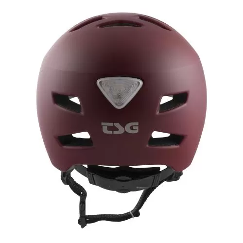 TSG Status Velo Helmet - oxblood satin
