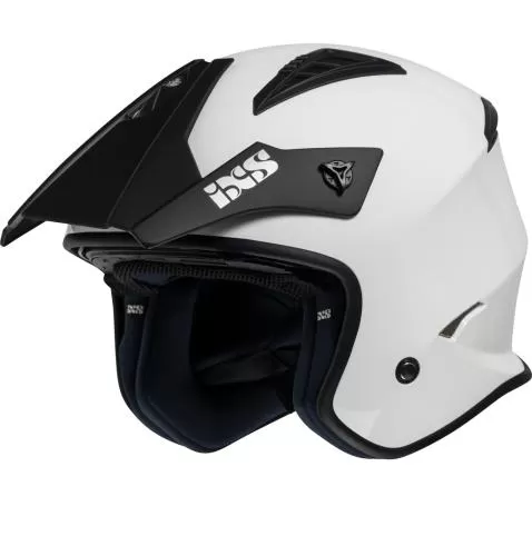 iXS HX 114 3.0 Open Face Helmet - white-black
