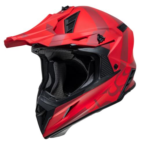 iXS 189 2.0 Motocross Helm - rot matt