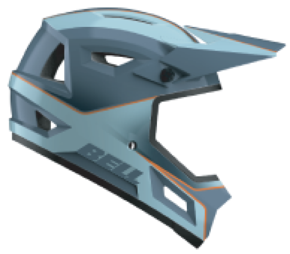 Bell Sanction II DLX MIPS Helm BLAU