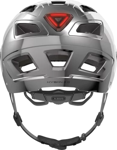 ABUS Bike Helmet Hyban 2.0 - Chrome Silver