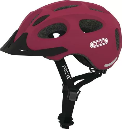 ABUS Velohelm Kinder Youn-I ACE - Cherry Red