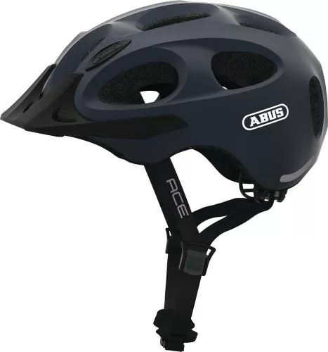 ABUS Velohelm Kinder Youn-I ACE - Metallic Blue