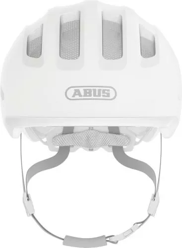 Abus Kinder Velohelm Smiley 3.0 ACE LED - pure white