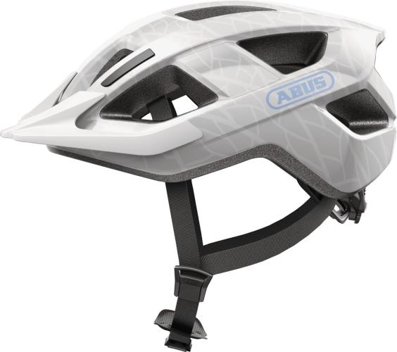 Einzelstück Abus Velohelm Aduro 3.0 LED - white art