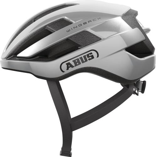 Abus Velohelm WingBack - gleam silver