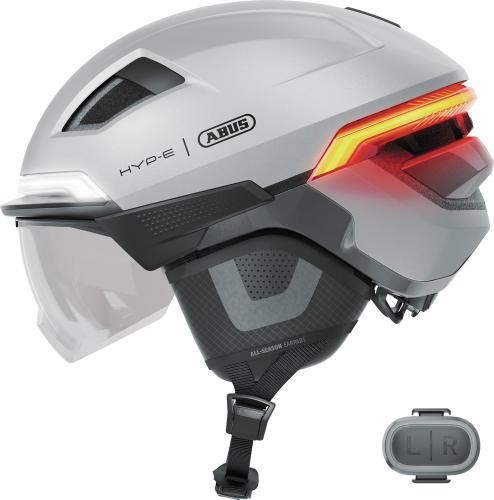 Einzelstück Abus Velohelm HYP-E ACE - gleam silver