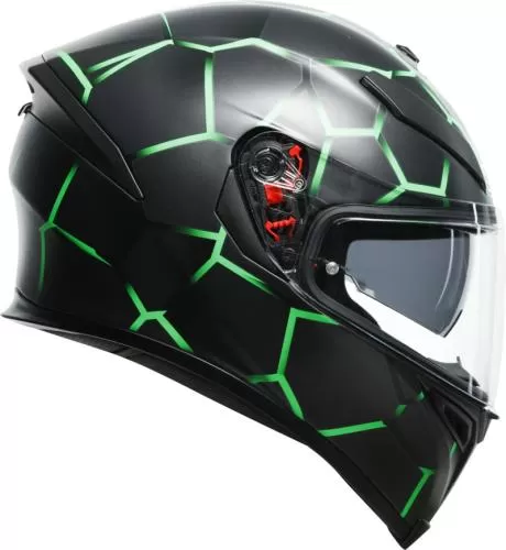 AGV K-5 S Vulcanum Full Face Helmet - black-green