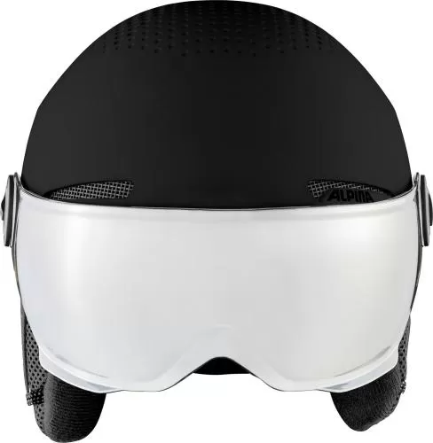 Alpina Arber Visor Ski Helmet - Black Matt