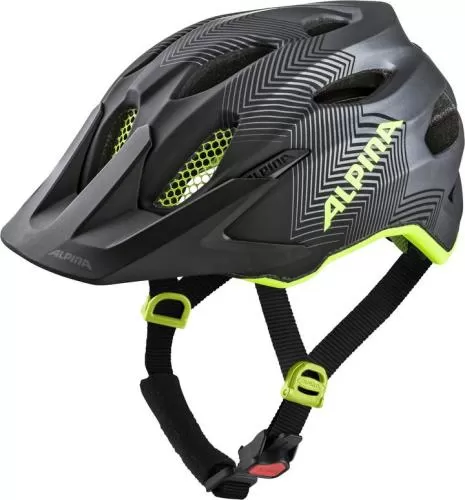 Alpina Carapax Jr. Velo Helmet - black-neon-yellow