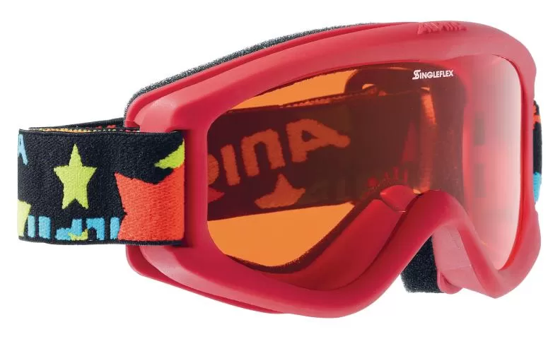Alpina Carvy 2.0 Goggle - Red Matt/Orange