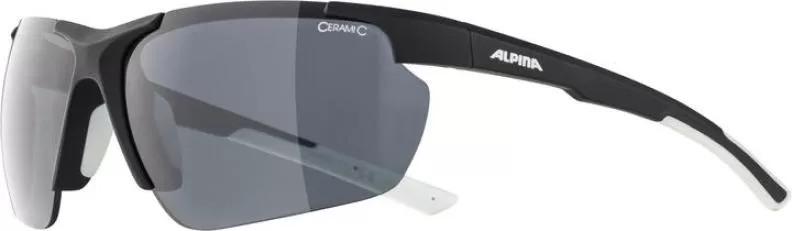 Alpina DEFEY HR Eyewear - Black Matt White Mirror Black