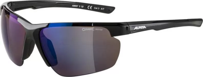 Alpina DEFEY HR Eyewear - Black Mirror Blue