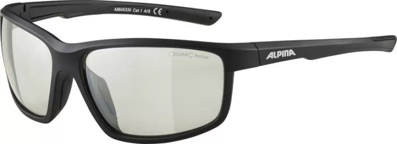 Alpina DEFEY Eyewear - black matt clear mirror