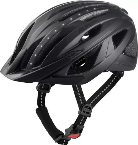 Alpina Haga LED Velo Helmet - black mat