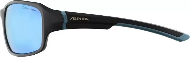 Alpina LYRON Eyewear - black-dirt-blue matt, blue mirror